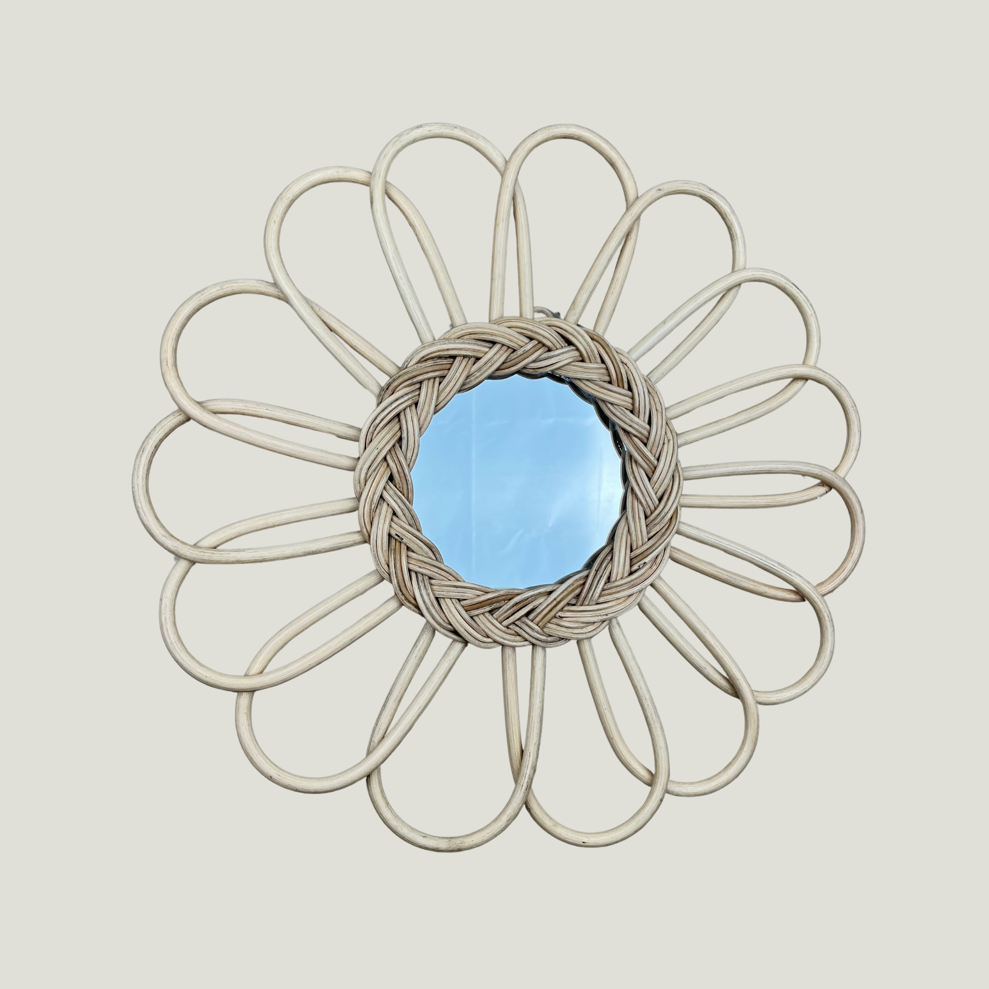 The Flower Mirror - Taupe