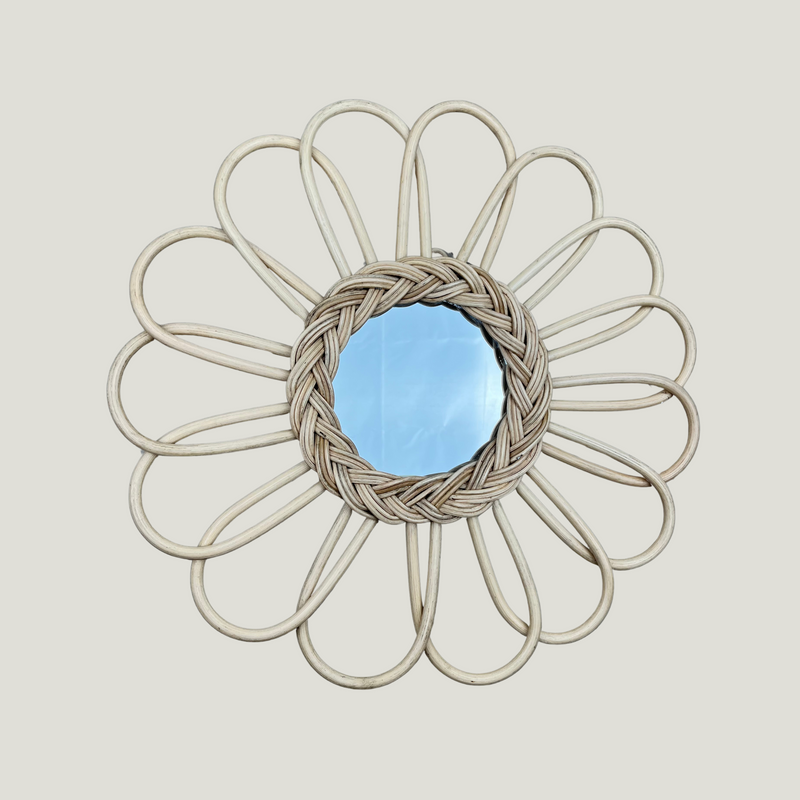 The Flower Mirror - Taupe